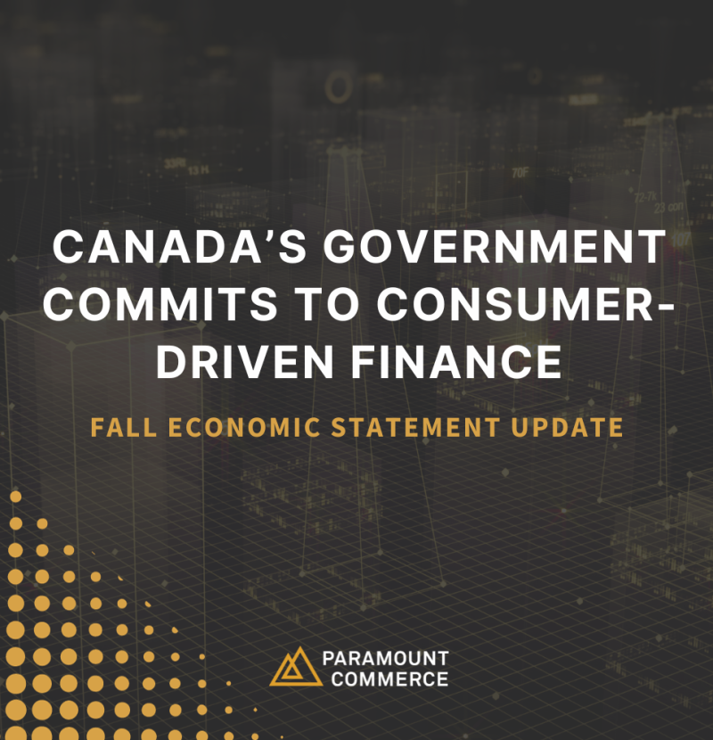Canada’s Government Commits To Consumer-Driven Finance cover